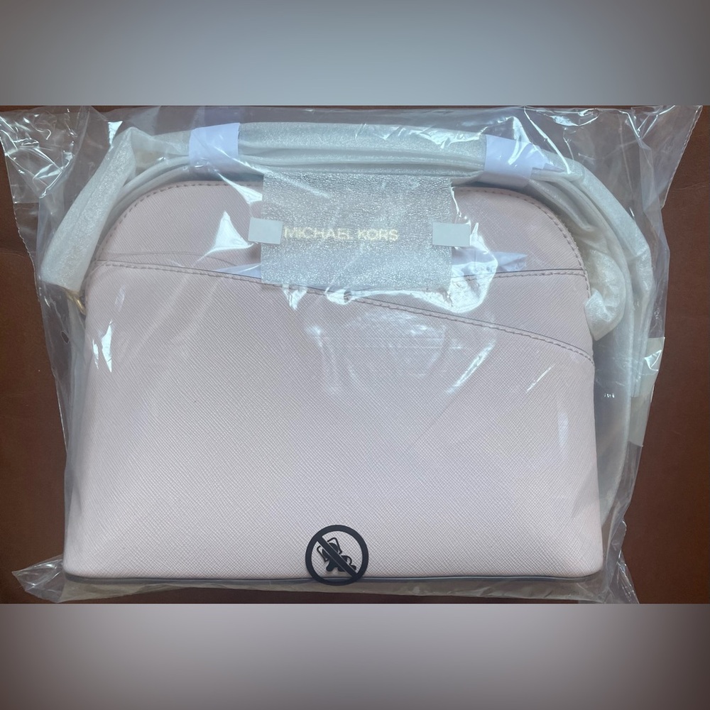 BNIP! MICHAEL KORS, Jet Set Travel Medium Dome Crossbody Bag, POWDER BLUSH 💖 - Picture 4 of 15